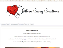 Tablet Screenshot of eileencaseycreations.com